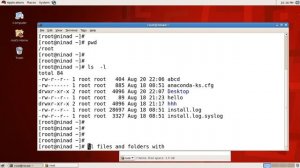 Using Basic Commands  - 1( ls command and its options ).avi