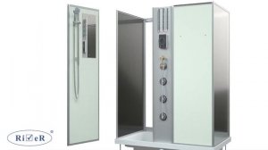 Видеоинструкция по установке душевых кабин River SENA и VITIM.