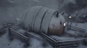 Звуки сильной метели и завывающего ветра убаюкивают. Атмосфера снежной бури. Воющий ветер