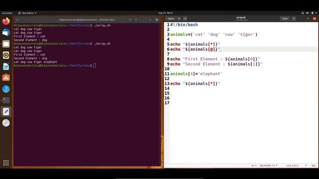 Shell Scripting Tutorial-15 Array in Shell Scripting || Linux Scripting Tutorial