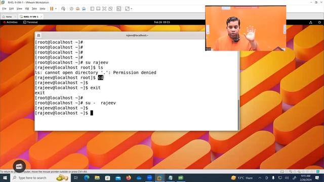 How we can login in RHEL-9 || Types of login method and short keys in Linux for beginners Students