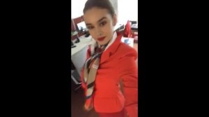 стюардесса -  Ольга Синтюрева