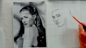 Мастер класс для новичков. Рисуем портрет в  три четверти