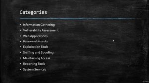 Ethical Hacking | Categories of kali linux tools | Sync Tech