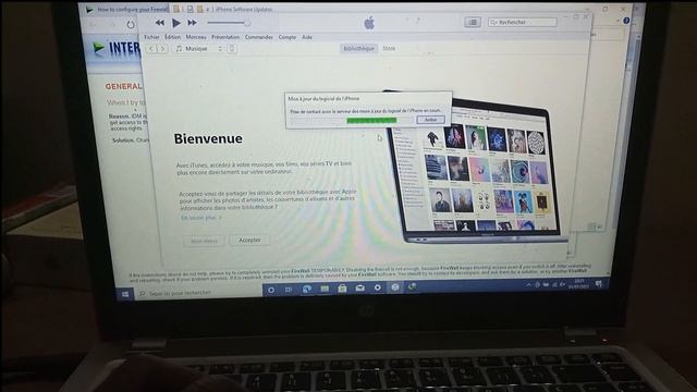 ACTIVATION IMPOSSIBLE SUR IPHONE