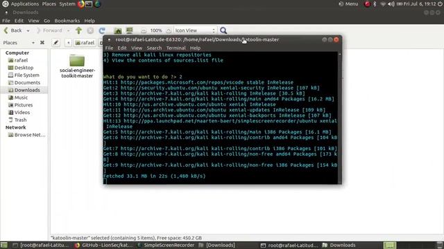 How To Install Kali Linux hacking tools using Katoolin on Ubuntu 16