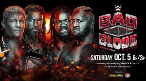 WWE:BAD BLOOD 2024.CODY RHODES and ROMAN REIGNS vs
 SOLO SIKOA and JACOB FATU (THE BLOODLINE)