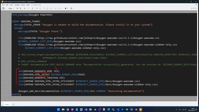 CMake-Episode 026: Generating the documentation with Doxygen: doxygen_add_doc | CMake Starts Here