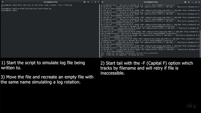 How to Tail a Rotating Log File in Linux