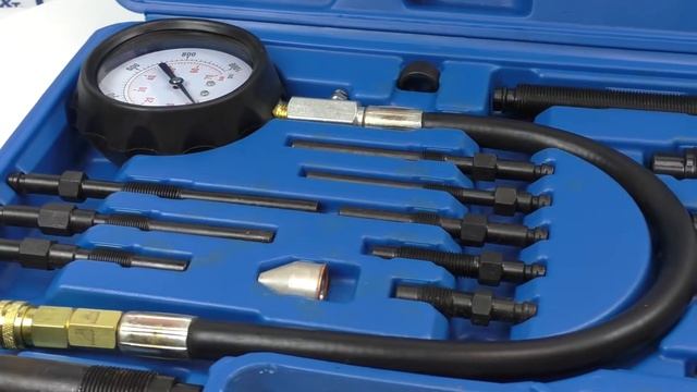 Компрессометр дизельный 0-1000PSI и 0-70атм с адаптерами для всех дизелей в мире TA-G1011