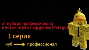 ОТ НУБА ДО ПРОФЕССИОНАЛА в новой игре от Big games (1 серия)