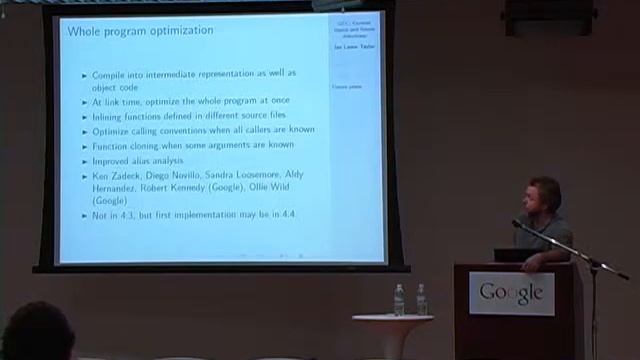 GCC: Current Topics and Future Directions