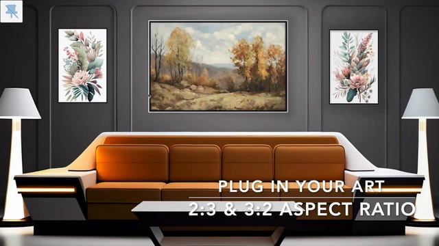 Instant Frame Mockup - the fast easy way to make mockups of your digital wall art for Etsy etc.