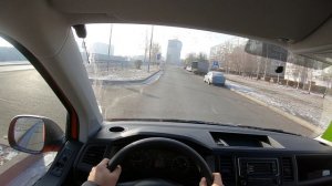 2016 Volkswagen Transporter 2.0 TSI (150HP) POV TEST DRIVE