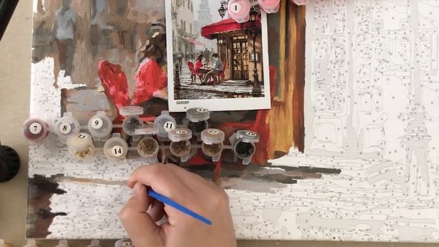 Раскраска по номерам - рисуем! Где находится талант и как его найти! смотреть онлайн