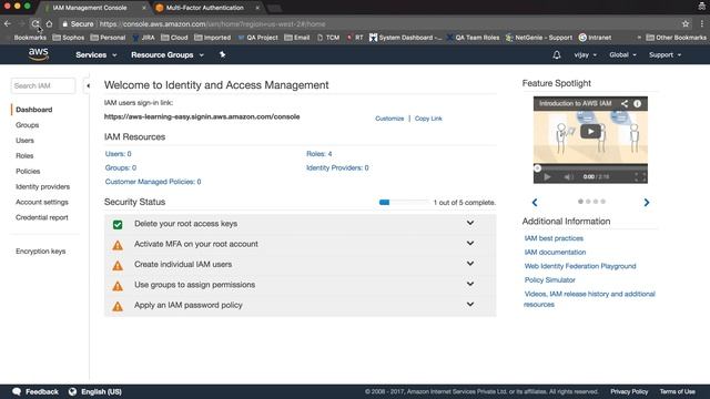 AWS IAM | AWS IAM MFA |  How to Create User, Group, Role,Policy and MFA