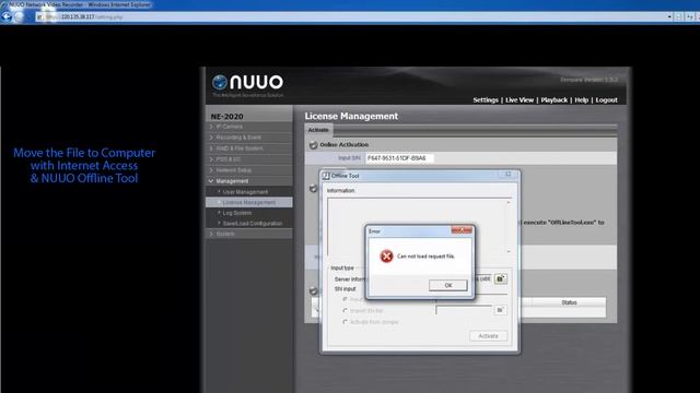 NUUO NVRmini2 - Management: User Management, License Management, Log System, Save/Load Configuratio