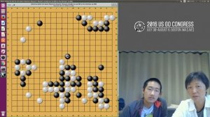 US Open Masters Round 7, Andy Liu 1p (W) vs Kenryo Ito 1p (B) w/ Feng Yun 9p