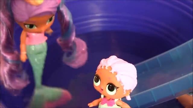 КУКЛЫ ЛОЛ СЮРПРИЗ МУЛЬТИКИ! КОРОЛЕВСТВО РУСАЛОК БАРБИ И ШИММЕР В ГОСТЯХ У LOL SURPRISE FOR KIDS смотреть онлайн