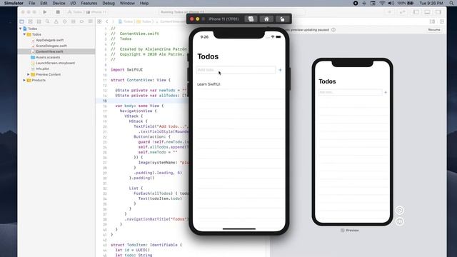 SwiftUI Tutorial - Build Your First iOS App