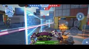 Mech Arena - Gameplay Walkthrough Part 315 - New Legendary Weapon Minigun 12(iOS,Android)