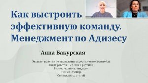 Как выстроить эффективную команду. Менеджмент по Адизесу. Вебинар #ПолезныйзавтракНКО