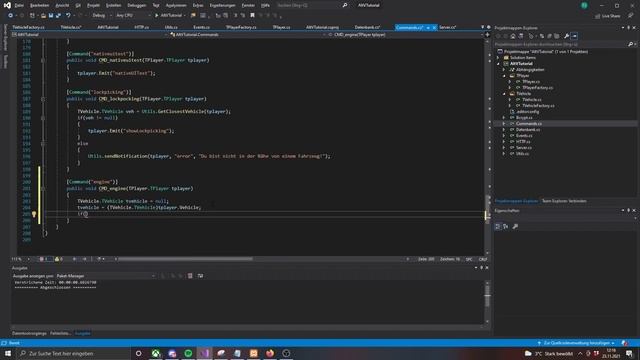 AltV Scripting Tutorial #25 - Einfaches Motor und Tanksystem [C#] [Deutsch]