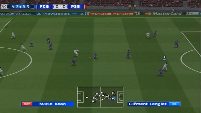 PES 2021 (PS2) Barcelona vs PSG - Champions League смотреть онлайн