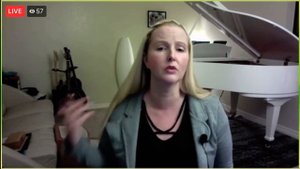 Katie Lily Lambert performing C for Contriteness by Kevin Reagan - Live