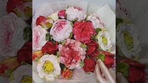 СБОРКА ЗЕФИРНОГО БУКЕТА