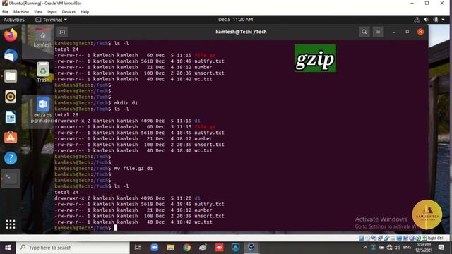 Head and Tail Command in Linux | gzip and gunzip command in linux | alias command