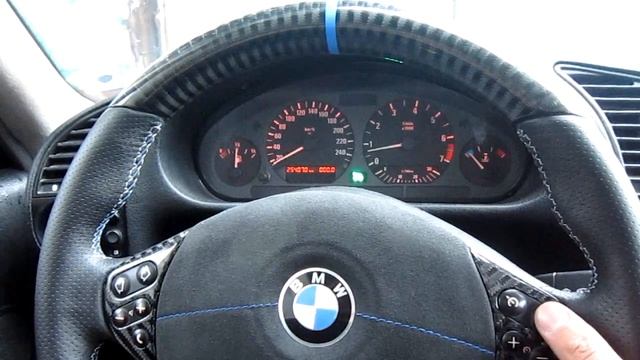 BMW E36 Cruise Control light on instrument cluster смотреть онлайн