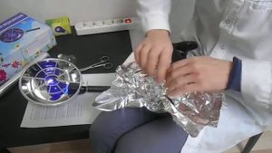 Рефлектор Минина синяя лампа своими руками