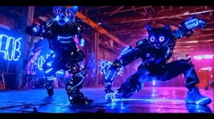 Cyber Beat: Dance of the Robot Cats (AI music)