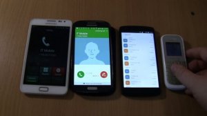 Incoming call & Outgoing call at the Same Time Nexus 5 Ubuntu Touch+Samsung 1200M+S4 black+Note 1