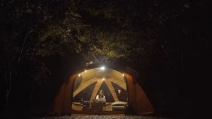 В лесу шел ливень ☔ · Кемпинг с ливнем и звуком качелиного дождя ASMR