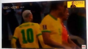 Pechada de Neymar al Árbitro Tobar 😯