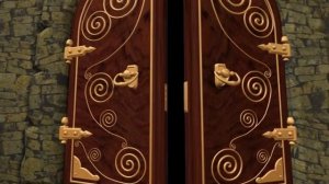 Футаж переход дверь