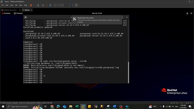 Install PostgreSQL on Linux REDHAT 9 AND Create a DATABASE #2024 смотреть онлайн