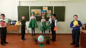 Флешмоб Мы в зеленом 3 класс