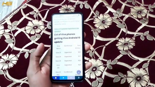 Vivo funtouch os 10 update list v series z series s series v11 pro v15 pro v15 s1 z1 pro [HINDI]