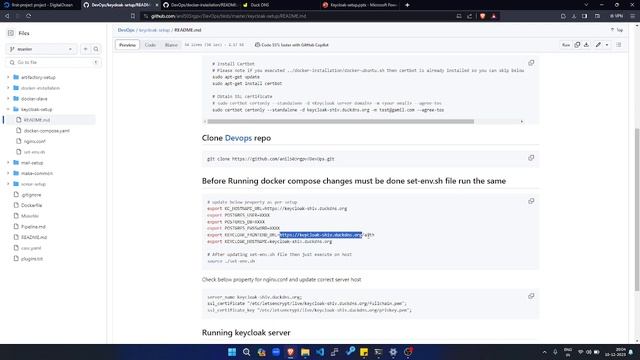 Keycloak Production ready setup in Docker compose, with Postgres and Nginx in Ubuntu server. смотреть онлайн