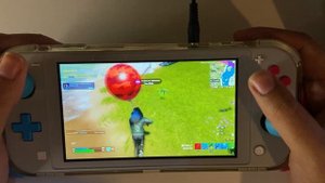 MORE FORTNITE NINTENDO SWITCH LITE GAMEPLAY