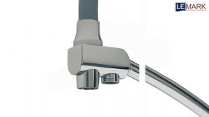 Смеситель для кухни Lemark Comfort LM3071C Gray с подключением к фильтру.