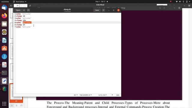 UNIX Programming (Part - 56) Shell Programming (The Sleep Command)