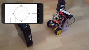 Raspberry pi Android robot radar