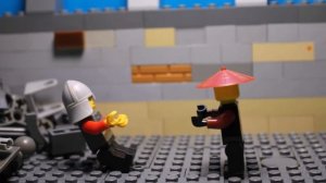 LEGO-АНИМАЦИЯ богатырь VS самурай