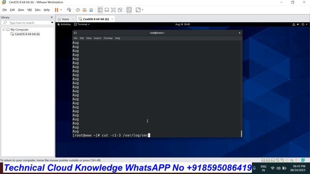 Linux Lecture-11 | Linux Cut Command | How To Use  Linux Cut Command | Hindi | By Isha Pratihast