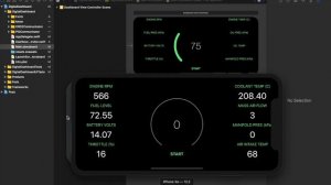 Automotive Digital Dashboard Source Code (iOS/Swift 5)