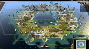Civ 5 AI Only Timelapse - Donut map